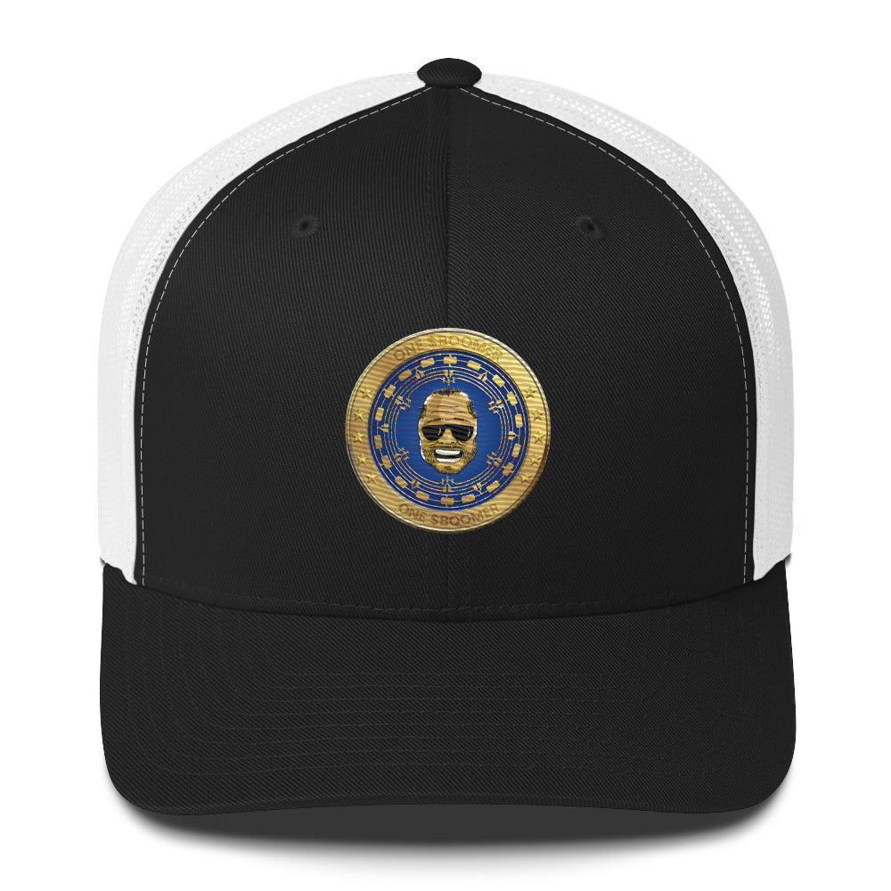 Boomer Coin Crypto Trucker Cap – Innovative Digital Currency Hat