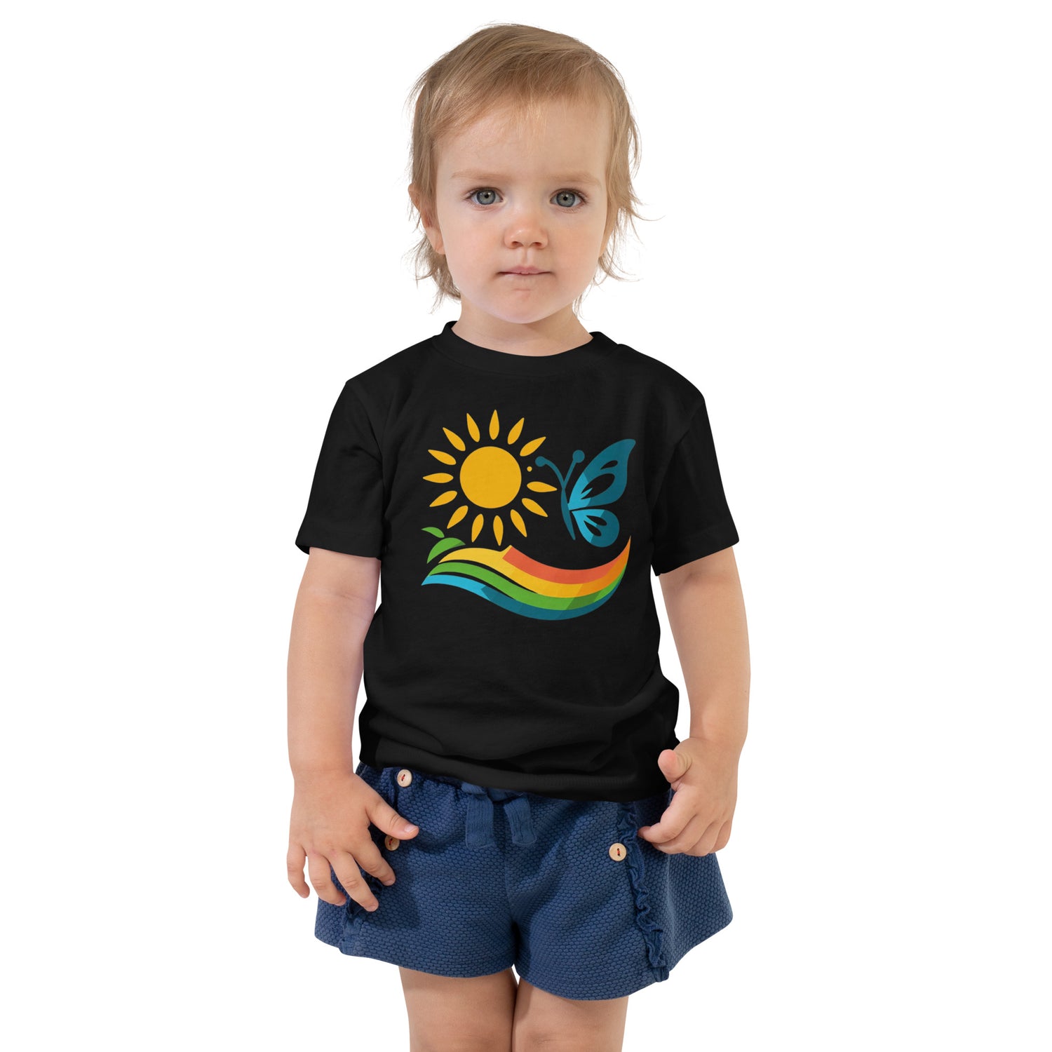 Sunshine and Spectrum Butterfly Toddler Tee