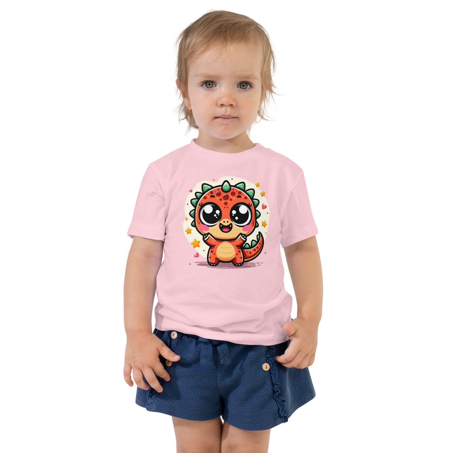 Little Explorer's Red Dino Tee for Toddlers