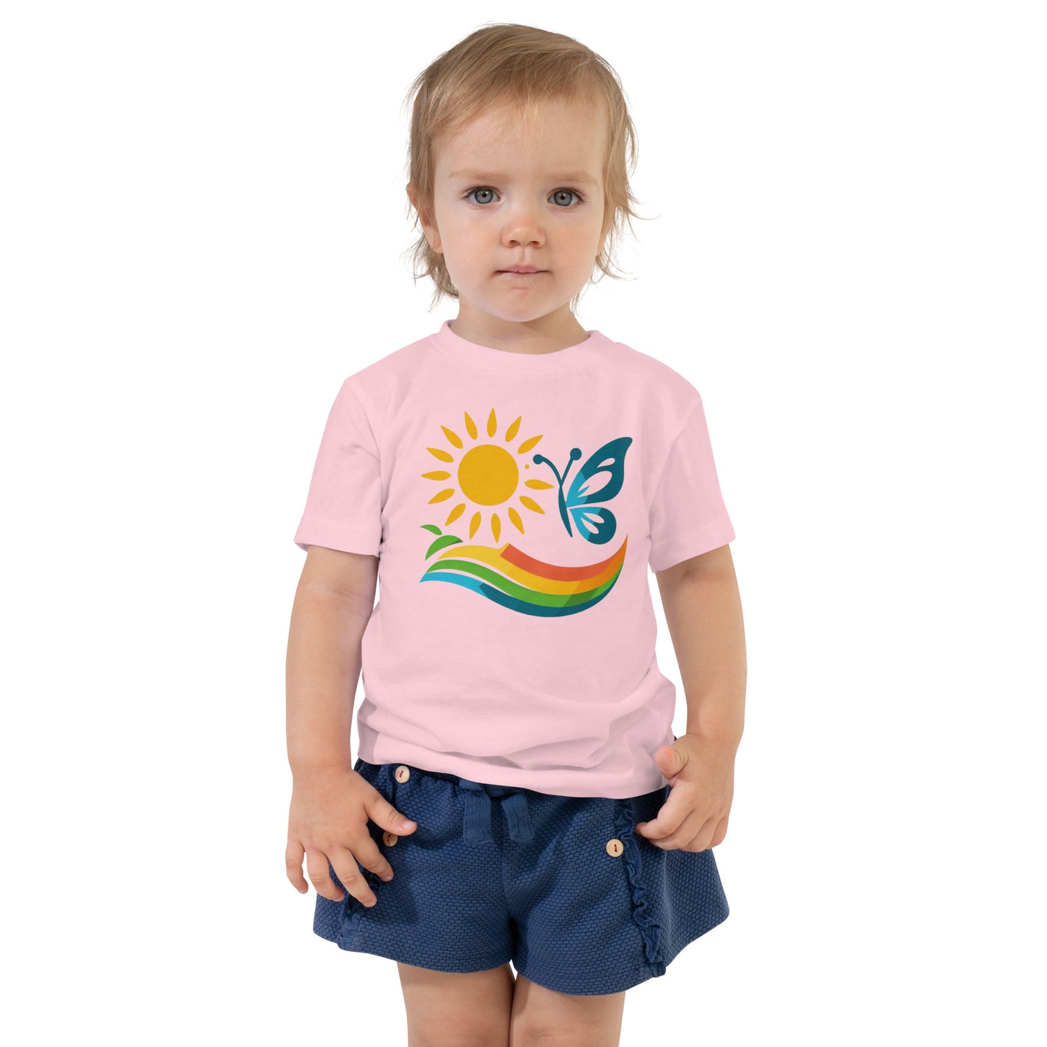 Sunshine and Spectrum Butterfly Toddler Tee